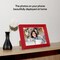 5x7 Picture Frame for Wall Hanging or Tabletop Display, Wall Mounting Horizontally or Vertically,Photo Frame with HD Plexiglass for Photos, Posters & Art Prints,Red,Frame,2 Pack